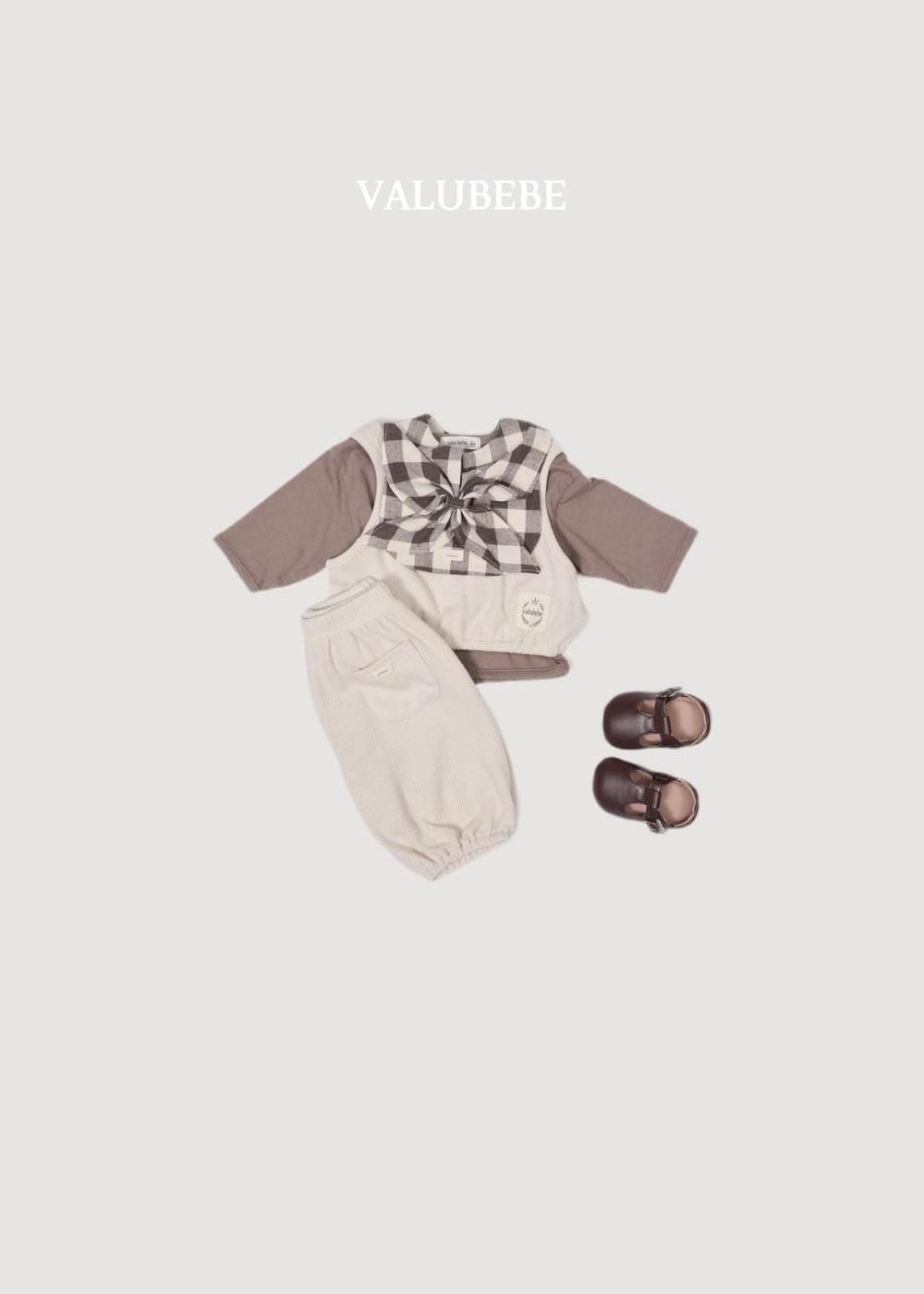 Check Scarf Bib [Valubebe]（2026AW） 9