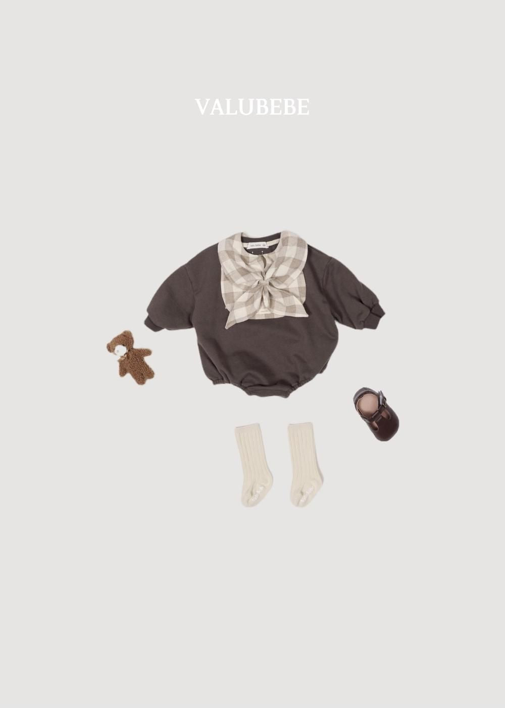 Check Scarf Bib [Valubebe]（2026AW） 10