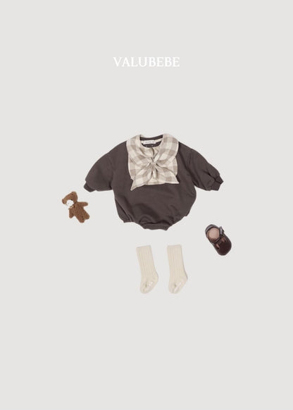 Check Scarf Bib [Valubebe]（2026AW） 10