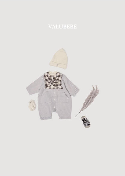 Check Scarf Bib [Valubebe]（2026AW） 11