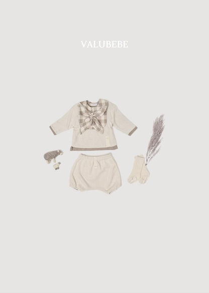 Check Scarf Bib [Valubebe]（2026AW） 12
