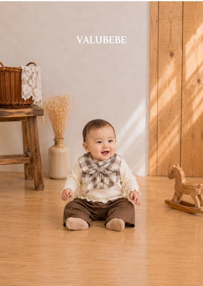 Check Scarf Bib [Valubebe]（2026AW） 14