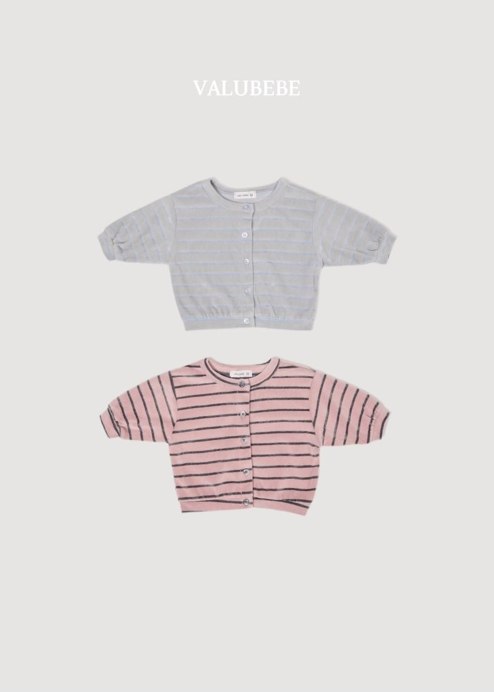Velo Stripe Cardigan [Valubebe]（2026AW） 3