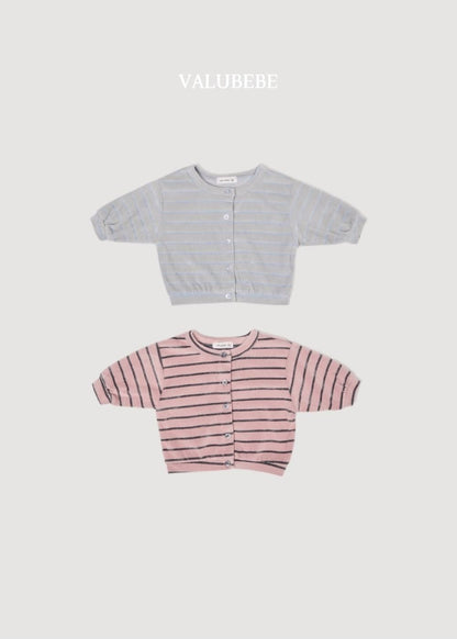 Velo Stripe Cardigan [Valubebe]（2026AW） 3