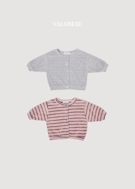 Velo Stripe Cardigan [Valubebe]（2026AW） 3