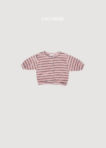 Velo Stripe Cardigan [Valubebe]（2026AW） 5