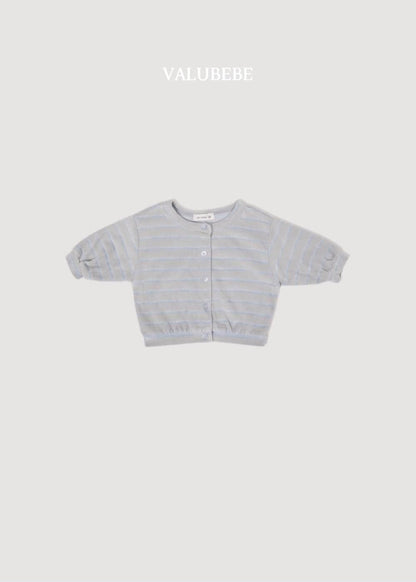 Velo Stripe Cardigan [Valubebe]（2026AW） 6