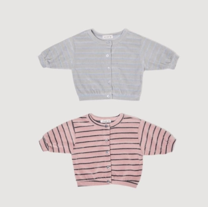 Velo Stripe Cardigan [Valubebe]（2026AW） 1