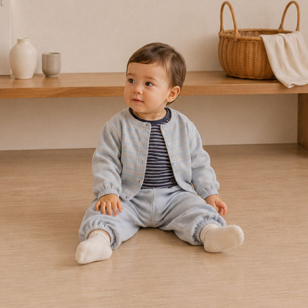 Velo Stripe Cardigan [Valubebe]（2026AW） 2