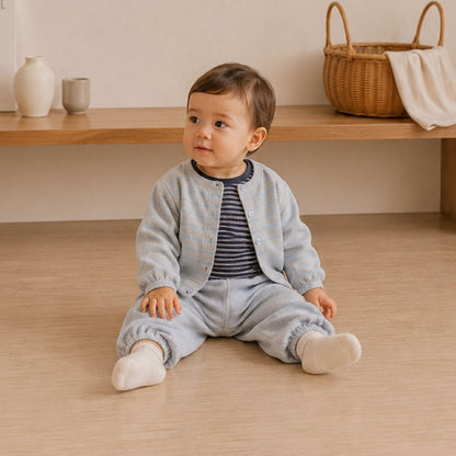 Velo Stripe Cardigan [Valubebe]（2026AW） 2
