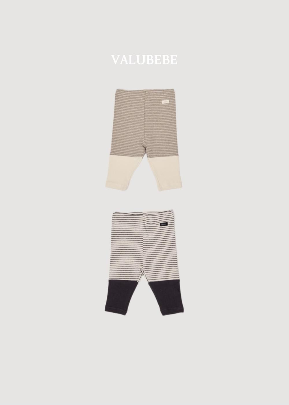 Wafer Color Block Leggings [Valubebe]（2026AW） 3