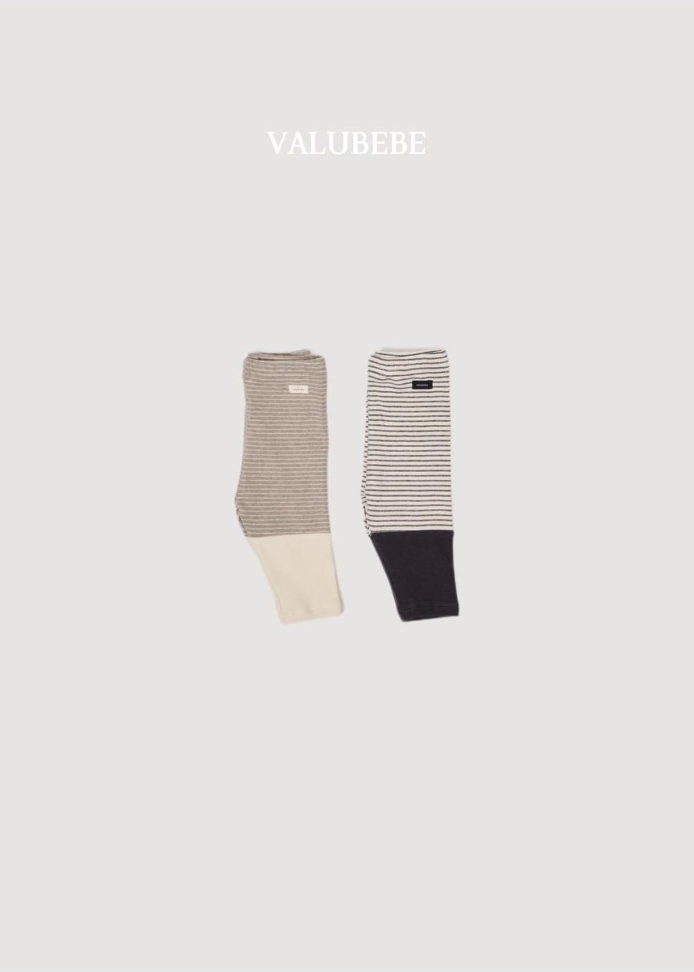 Wafer Color Block Leggings [Valubebe]（2026AW） 4