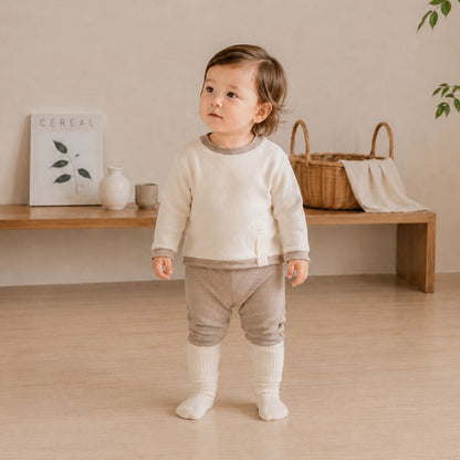 Wafer Color Block Leggings [Valubebe]（2026AW） 2