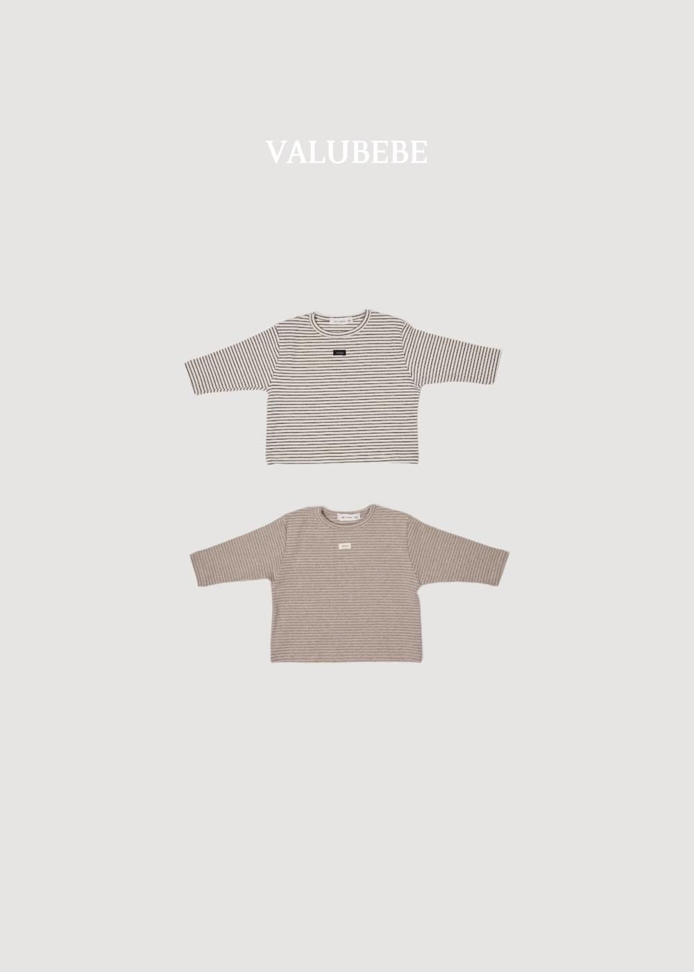 Wafer Stripe Tee [Valubebe]（2026AW） 2
