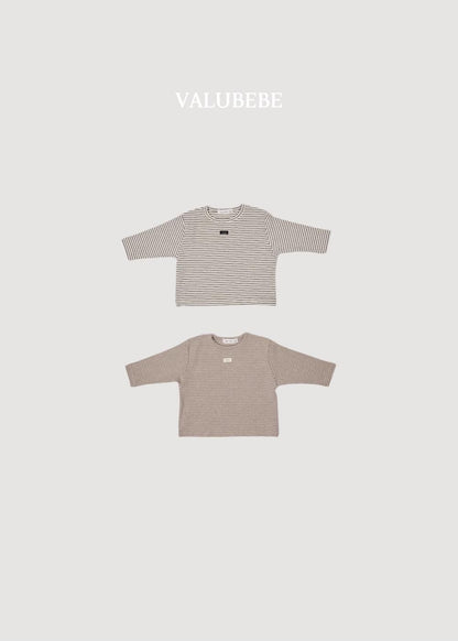 Wafer Stripe Tee [Valubebe]（2026AW） 2