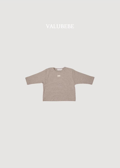 Wafer Stripe Tee [Valubebe]（2026AW） 3