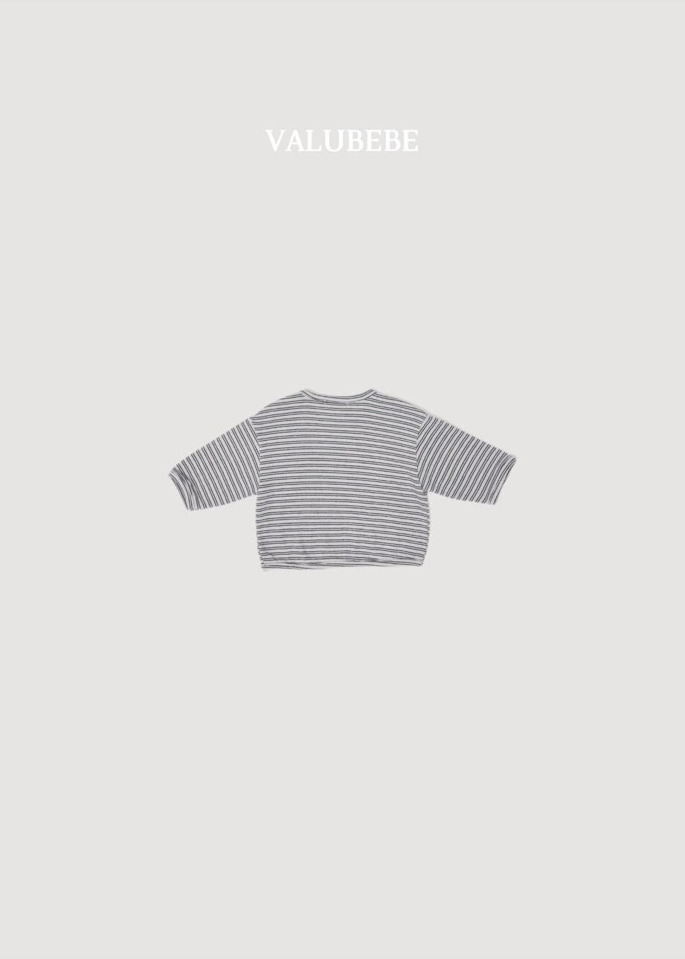 Stripe Button Tee [Valubebe]（2026AW） 5