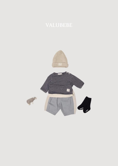 Stripe Button Tee [Valubebe]（2026AW） 8