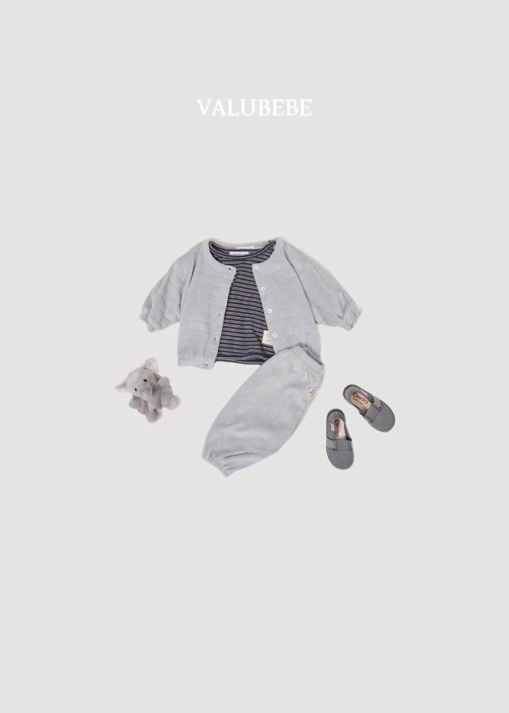 Stripe Button Tee [Valubebe]（2026AW） 11