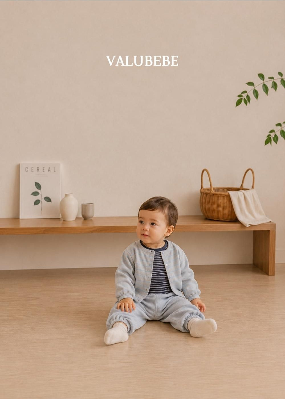 Stripe Button Tee [Valubebe]（2026AW） 14