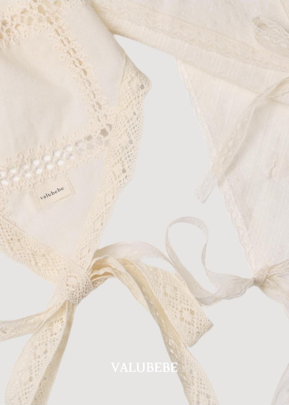 Lace Ribbon Scarf [Valubebe]（2026AW） 8