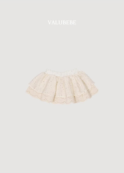 Flower Color Block Skirt [Valubebe]（2026AW） 4
