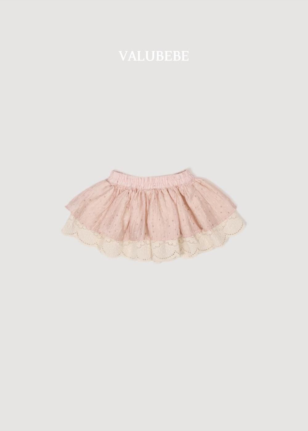 Flower Color Block Skirt [Valubebe]（2026AW） 5