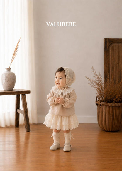 Flower Color Block Skirt [Valubebe]（2026AW） 11