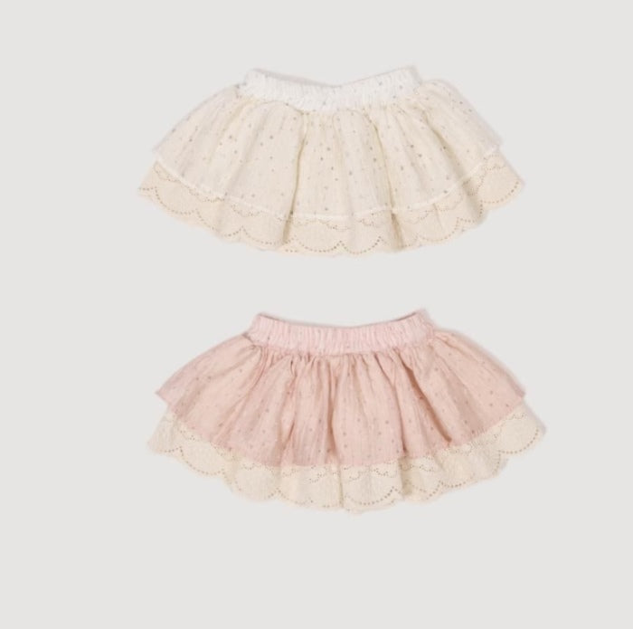 Flower Color Block Skirt [Valubebe]（2026AW） 2