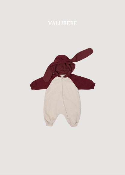 Bunny Hooded Jumpsuit [Valubebe]（2026AW） 5