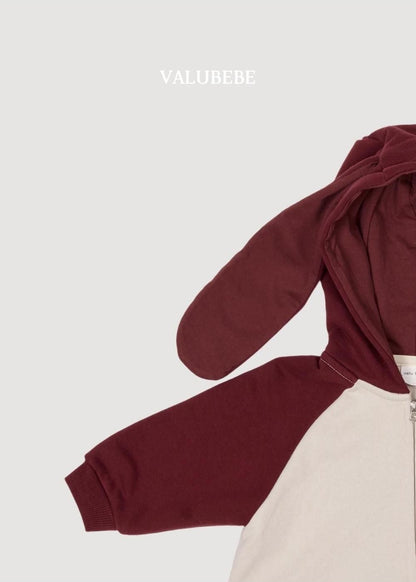 Bunny Hooded Jumpsuit [Valubebe]（2026AW） 9