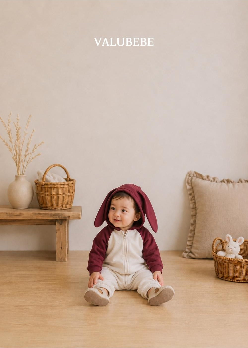 Bunny Hooded Jumpsuit [Valubebe]（2026AW） 18