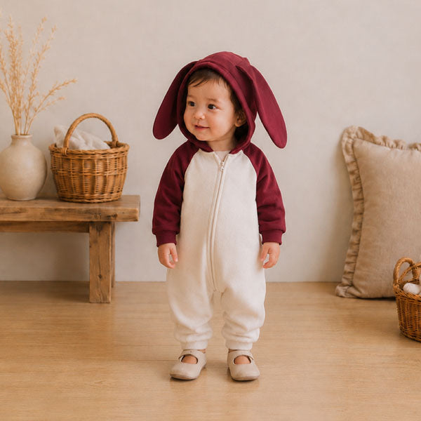 Bunny Hooded Jumpsuit [Valubebe]（2026AW） 1