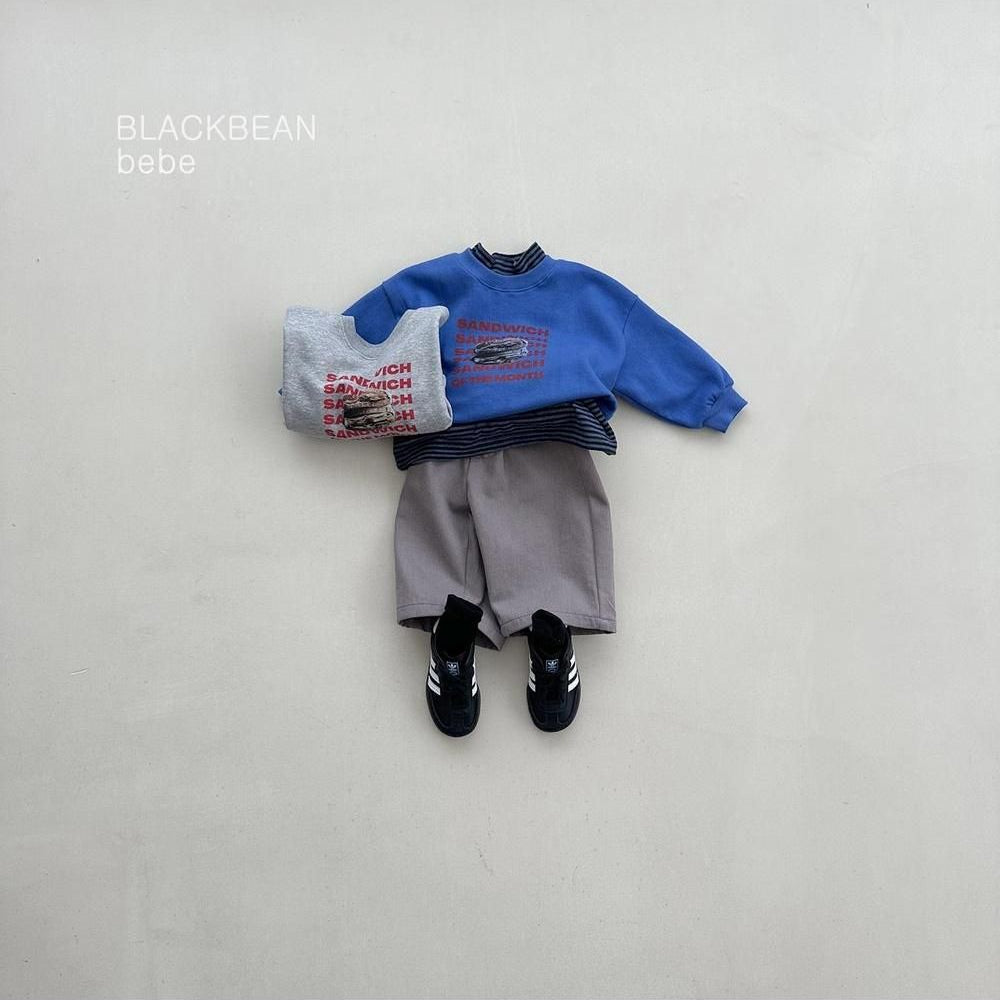 Sandwich Baby Sweatshirt [BLACK BEAN]（2026AW） 4