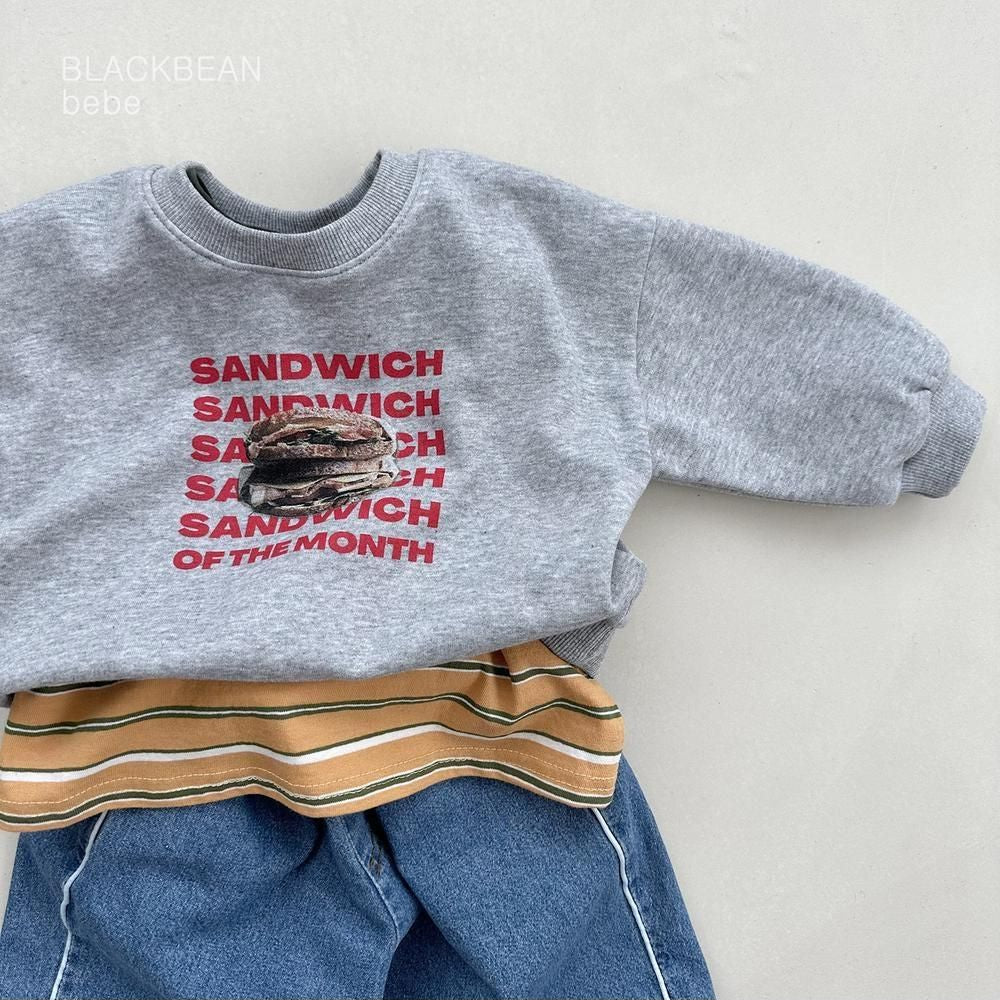 Sandwich Baby Sweatshirt [BLACK BEAN]（2026AW） 10