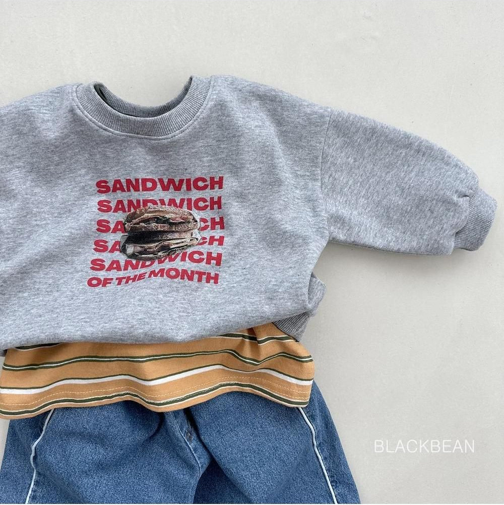 Sandwich Sweatshirt [BLACK BEAN]（2026AW） 6