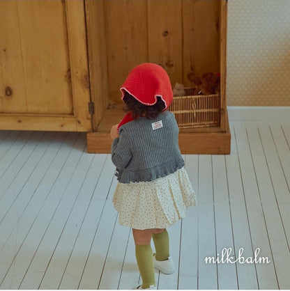 Heart Ribbed Cardigan Set [milk balm]（2026AW） 17