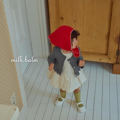Heart Ribbed Cardigan Set [milk balm]（2026AW） 19