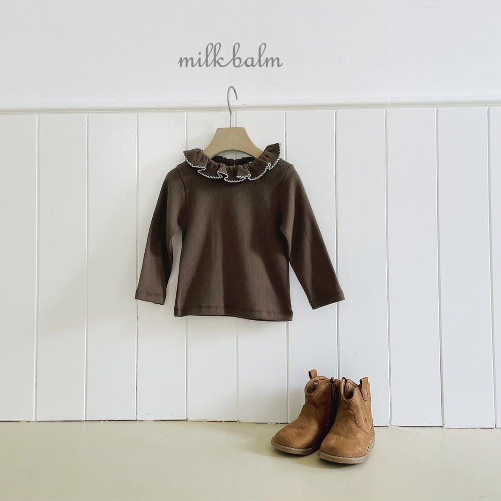 Picot Frill Tee [milk balm]（2026AW） 13
