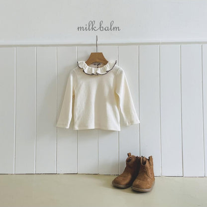 Picot Frill Tee [milk balm]（2026AW） 14