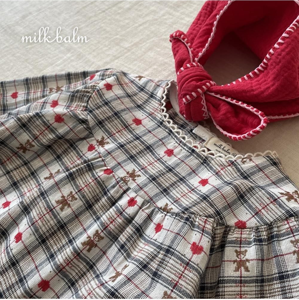 Check Bear Blouse [milk balm]（2026AW） 25