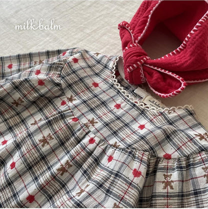Check Bear Blouse [milk balm]（2026AW） 25