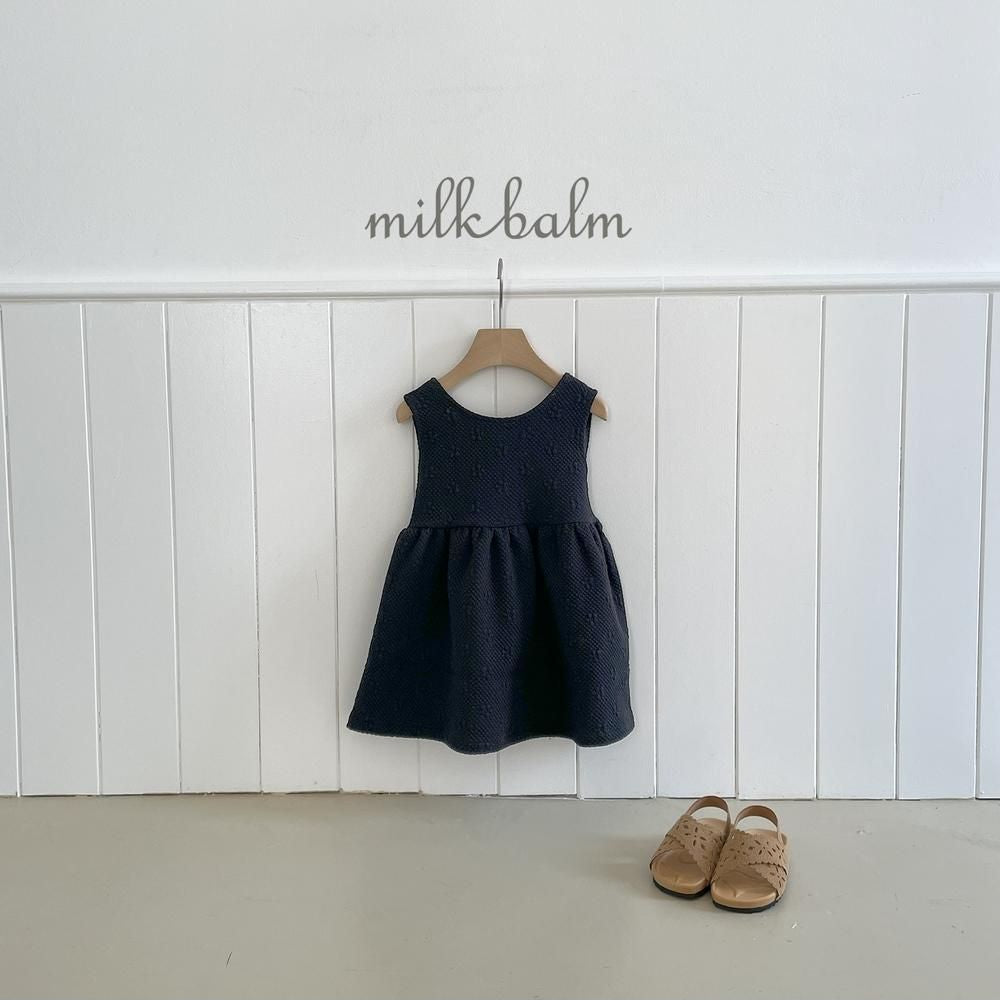 Embossed Jacquard Dress [milk balm]（2026AW） 3