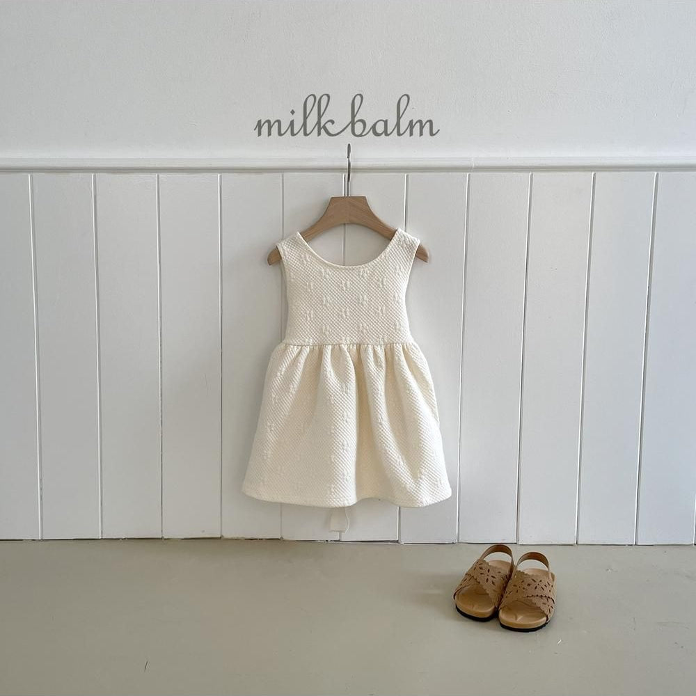 Embossed Jacquard Dress [milk balm]（2026AW） 4