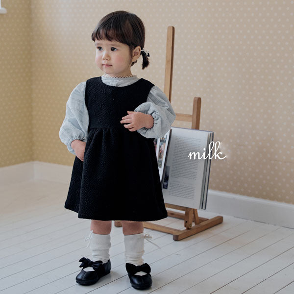 Embossed Jacquard Dress [milk balm]（2026AW） 2
