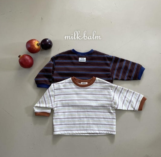 Jerry Stripe Tee [milk balm]（2026AW） 1