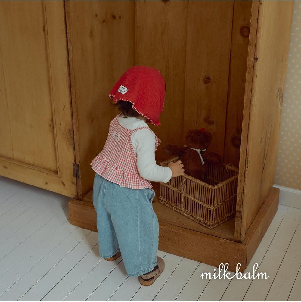 Round Denim Pants [milk balm]（2026AW） 6
