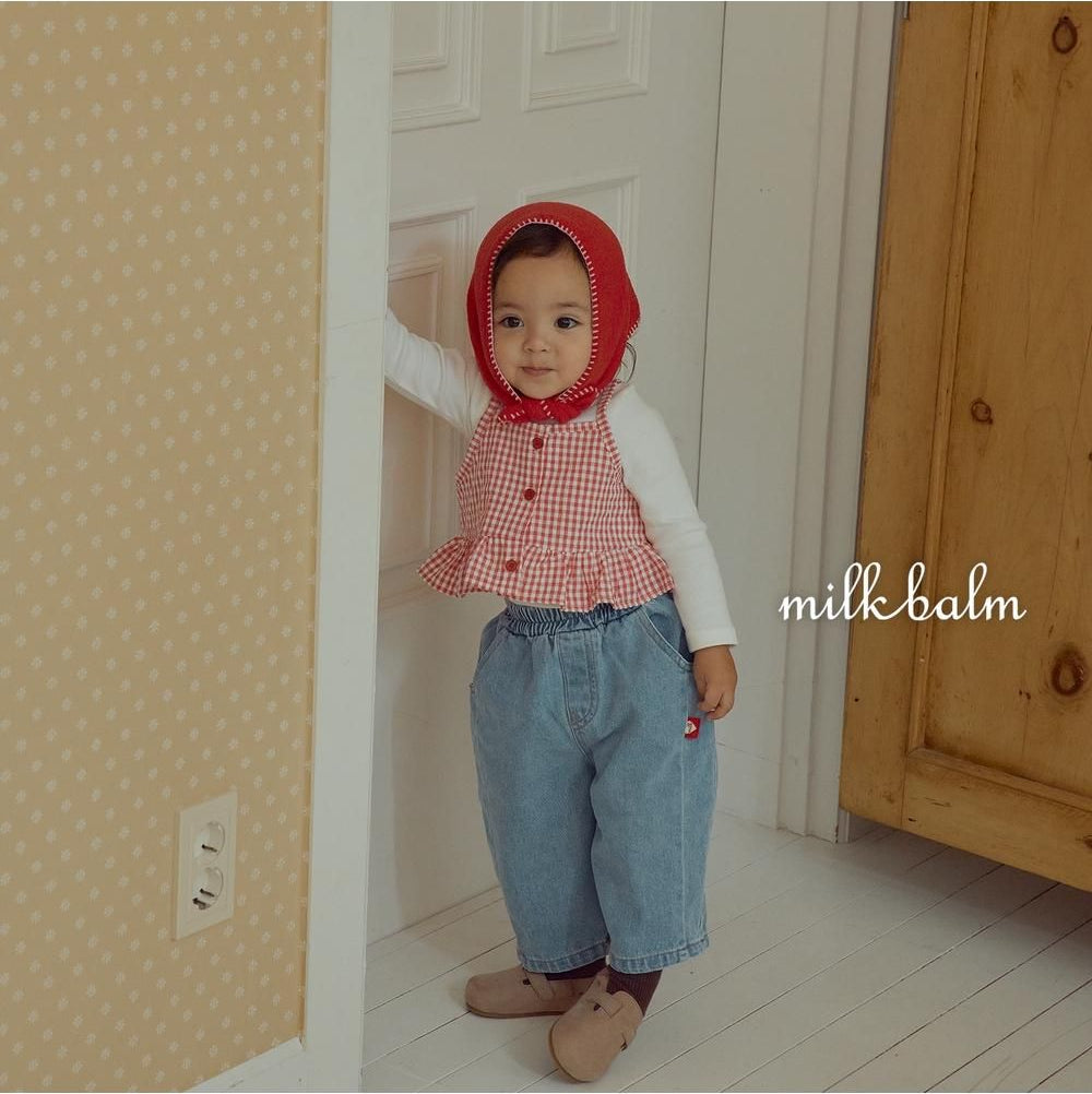 Round Denim Pants [milk balm]（2026AW） 10