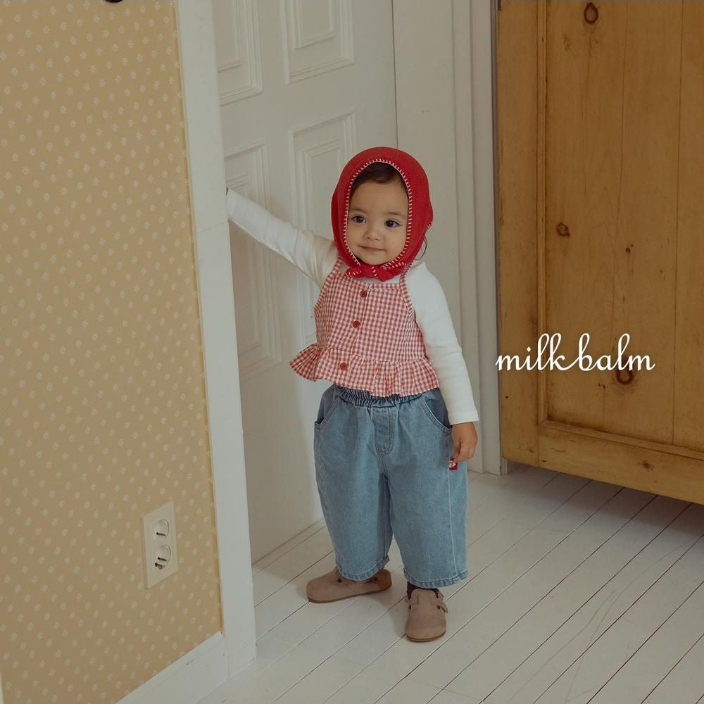 Round Denim Pants [milk balm]（2026AW） 11
