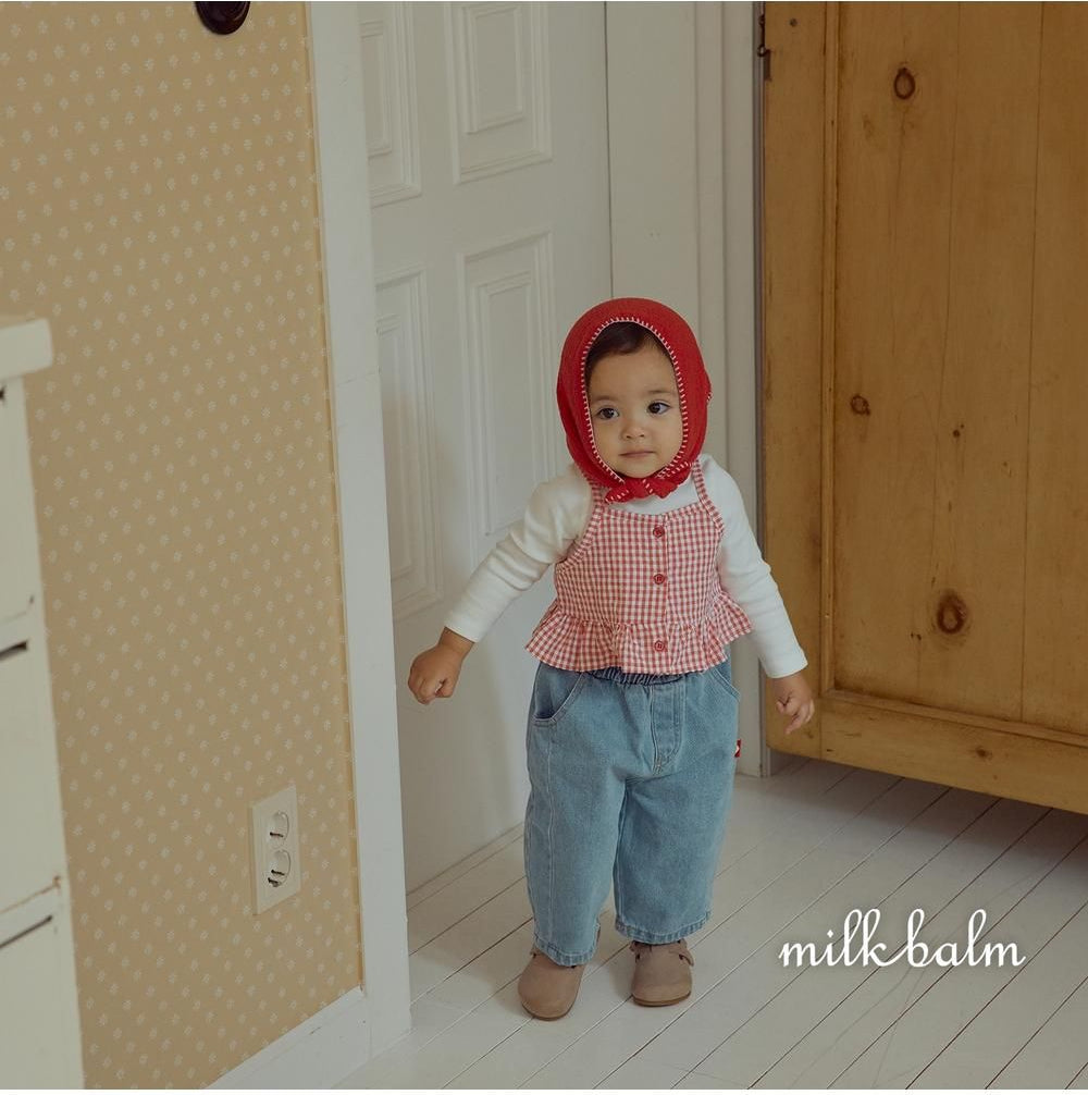 Round Denim Pants [milk balm]（2026AW） 12